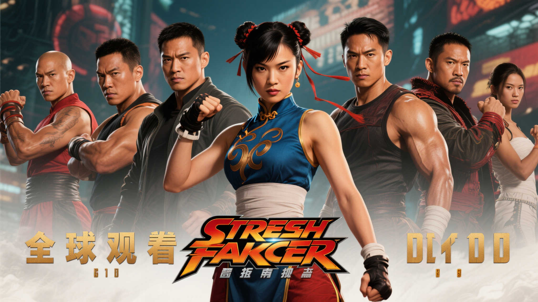 真人版〈街头霸王〉演员阵容揭晓!春丽选角引热议 真人版〈街头霸王〉演员阵容揭晓!春丽选角引热议