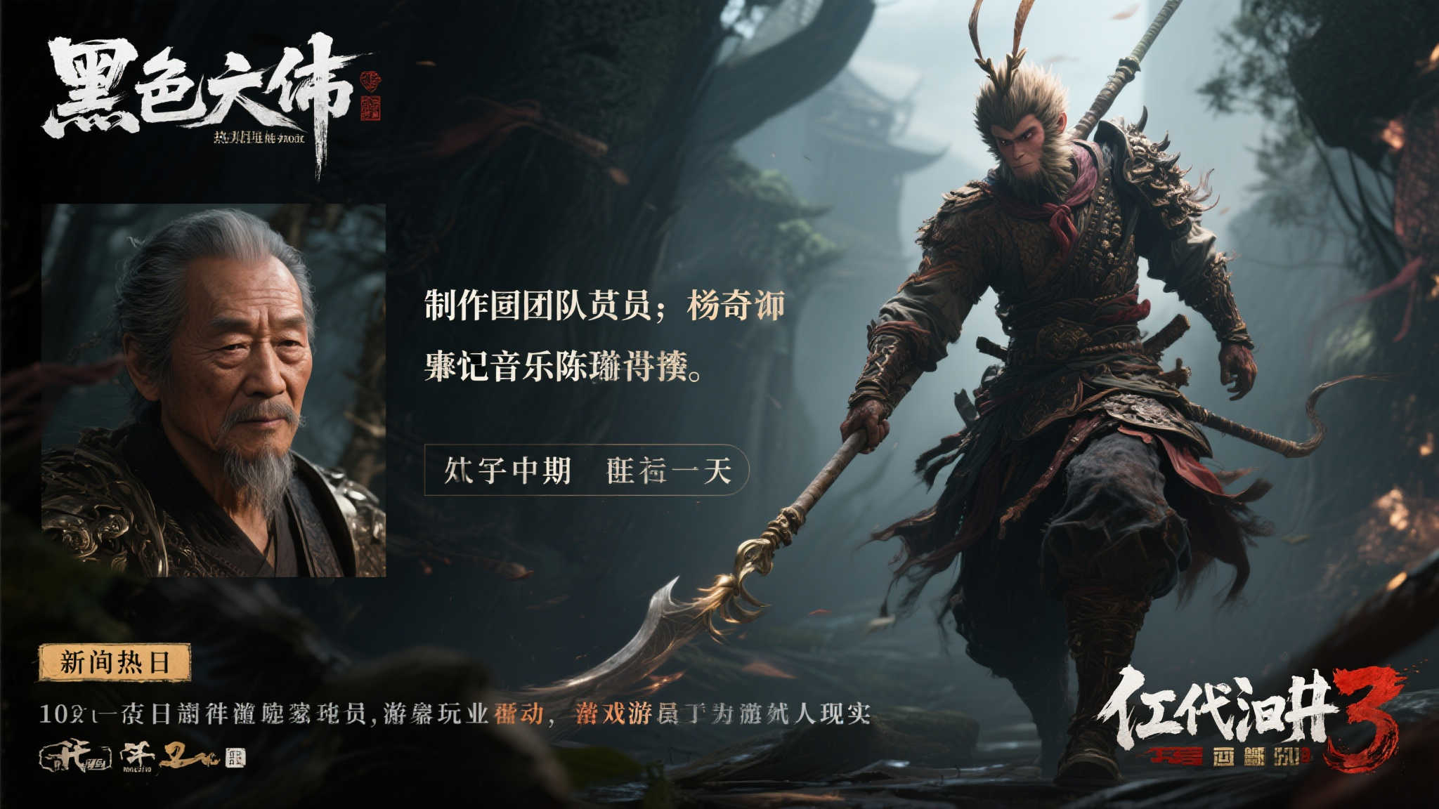 陈彼得辞世杨奇送别，仁王3试玩倒计时开启！